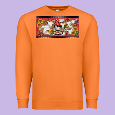 Ladybug Gnomies License Plate Template Premium Sweatshirt Designed By Barkaloodesign