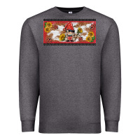 Charcoal Heather ladybug gnomies license plate template Premium Sweatshirt - BarkalooDesign