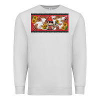 Dove Grey ladybug gnomies license plate template Premium Sweatshirt - BarkalooDesign