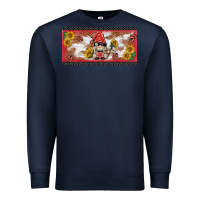 Navy ladybug gnomies license plate template Premium Sweatshirt - BarkalooDesign