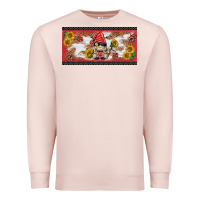 Pale Pink ladybug gnomies license plate template Premium Sweatshirt - BarkalooDesign