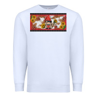White ladybug gnomies license plate template Premium Sweatshirt - BarkalooDesign