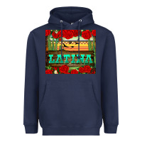 Navy latina tumbler Heavyweight Hoodie - BundleAndBundleShop