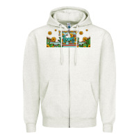 Oatmeal Heather tx texas 16oz libbey glass Zipper Hoodie - HRA Design Shop