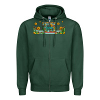 Sports Green tx texas 16oz libbey glass Zipper Hoodie - HRA Design Shop