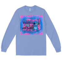 Colony Blue touch me and i will bite you stitch Long Sleeve Tee - Zillion Design Studio