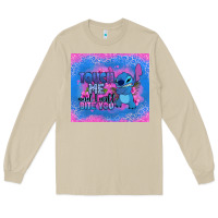 Mushroom touch me and i will bite you stitch Long Sleeve Tee - Zillion Design Studio