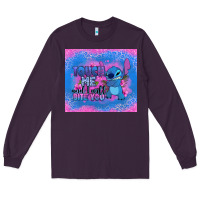 Plum touch me and i will bite you stitch Long Sleeve Tee - Zillion Design Studio