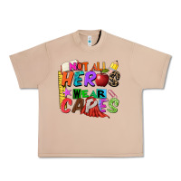 Burro not all heros wear capes Urban Heavy Tee - Zillion Design Studio