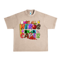 French Oak not all heros wear capes Urban Heavy Tee - Zillion Design Studio