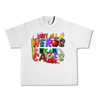 Lunar Rock not all heros wear capes Urban Heavy Tee - Zillion Design Studio