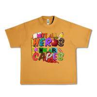 Peanut Butter not all heros wear capes Urban Heavy Tee - Zillion Design Studio
