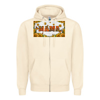 Sandshell sunflowers and butterflies mama license plate Zipper Hoodie - HRA Design Shop