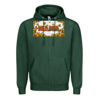 Sports Green sunflowers and butterflies mama license plate Zipper Hoodie - HRA Design Shop