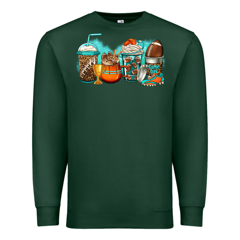 American Football Coffee Premium Sweatshirt by Jasminsmagicworld | Teevron