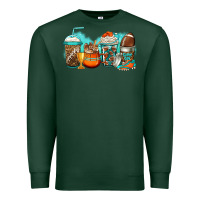 Sports Green American football coffee Premium Sweatshirt - Jasminsmagicworld