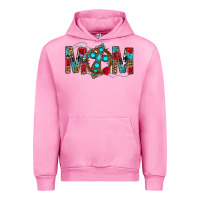 Fuchsia Pink Western Mom With Cross Urban Hoodie - BundleAndBundleShop