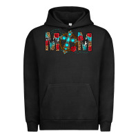 Pigment Black Western Mom With Cross Urban Hoodie - BundleAndBundleShop