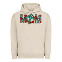 Pigment French Oak Western Mom With Cross Urban Hoodie - BundleAndBundleShop