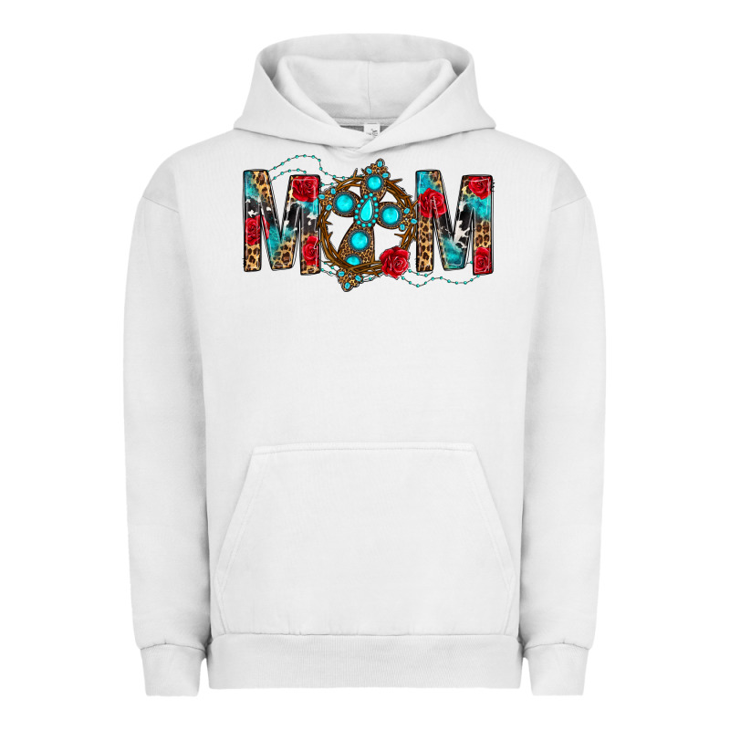 Western Mom With Cross Urban Hoodie by BundleAndBundleShop | Teevron