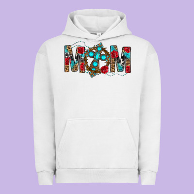 Western Mom With Cross Urban Hoodie Designed By Bundleandbundleshop