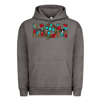 Pigment Tornado Western Mom With Cross Urban Hoodie - BundleAndBundleShop