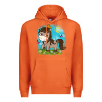 Carrot little cute horse Premium Hoodie - NancyCooperArtShop