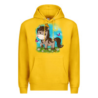 Lemon little cute horse Premium Hoodie - NancyCooperArtShop