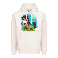 Pale Pink little cute horse Premium Hoodie - NancyCooperArtShop