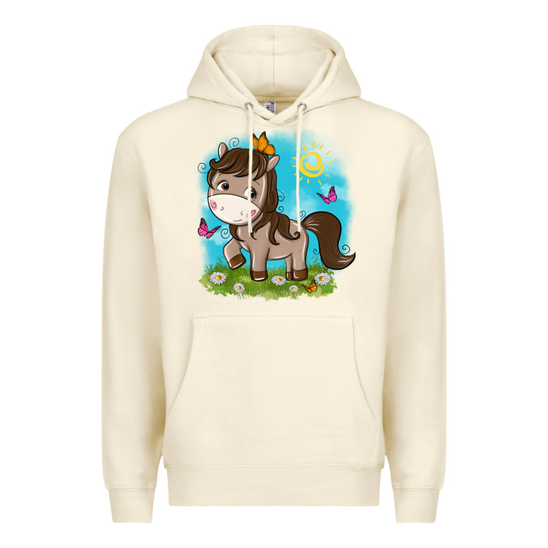 Little Cute Horse Premium Hoodie by NancyCooperArtShop | Teevron