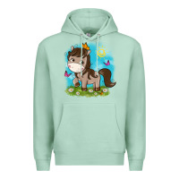 Seafoam little cute horse Premium Hoodie - NancyCooperArtShop
