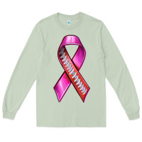 Matcha Breast Cancer Ribbon American Football Long Sleeve Tee - texasbilliewilder