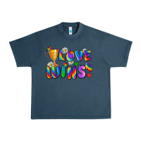 Midnight Navy love wins Urban Heavy Tee - Zillion Design Studio