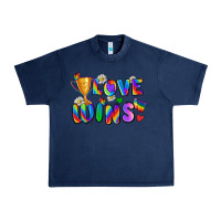 Navy love wins Urban Heavy Tee - Zillion Design Studio