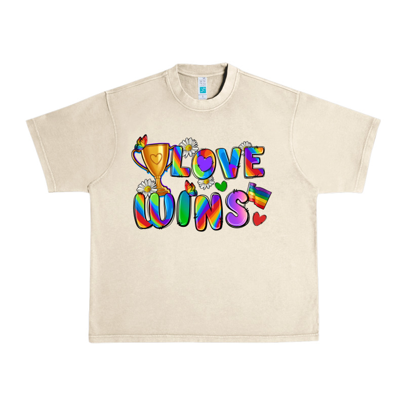 Love Wins Urban Heavy Tee by Zillion Design Studio | Teevron