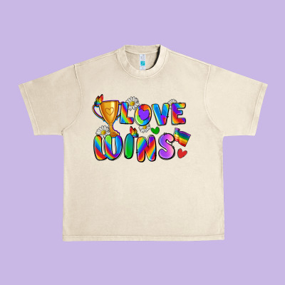 Urban Heavy Tee love wins