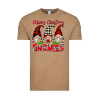 Vintage Coffee merry christmas gnomies Vintage Tee - Zillion Design Studio