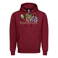 Burgundy respiratory therapist Zipper Hoodie - RacoonDesign
