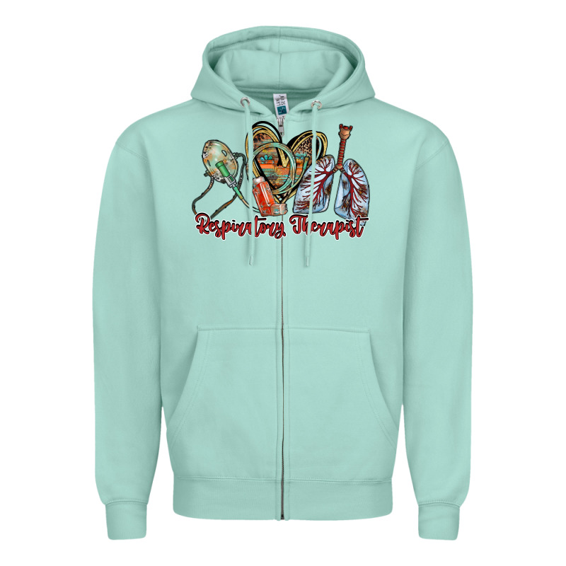 Respiratory Therapist Zipper Hoodie by RacoonDesign | Teevron