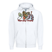 White respiratory therapist Zipper Hoodie - RacoonDesign