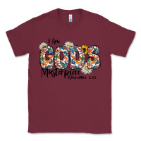 Burgundy I Am Gods Master Piece Ephesians Classic Tee - CowhideDigitalArt