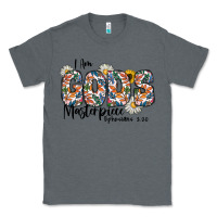 Charcoal Heather I Am Gods Master Piece Ephesians Classic Tee - CowhideDigitalArt