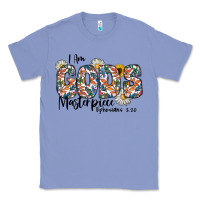 Colony Blue I Am Gods Master Piece Ephesians Classic Tee - CowhideDigitalArt