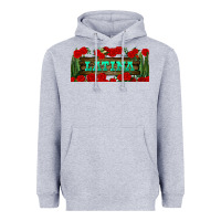 Heather Grey latina libbey glass Heavyweight Hoodie - BundleAndBundleShop