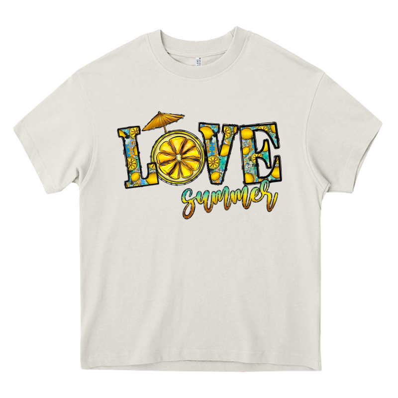 Love Summer Heavy Core Tee by CowhideDigitalArt | Teevron