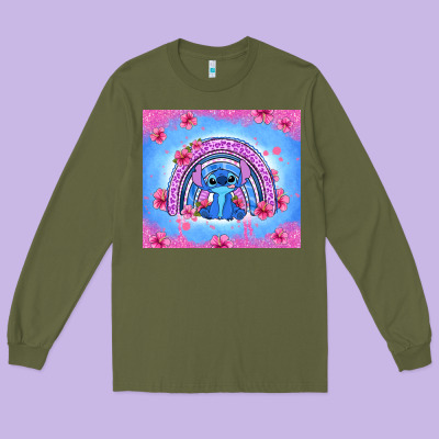 Stitch Rainbow Long Sleeve Tee Designed By Zillion Design Studio