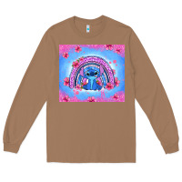 Toasted Coconut stitch rainbow Long Sleeve Tee - Zillion Design Studio