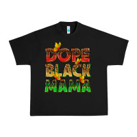 Black dope black mama with butterflies Urban Heavy Tee - texasbilliewilder