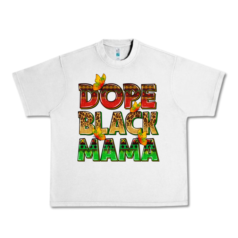 Dope Black Mama With Butterflies Urban Heavy Tee by texasbilliewilder | Teevron