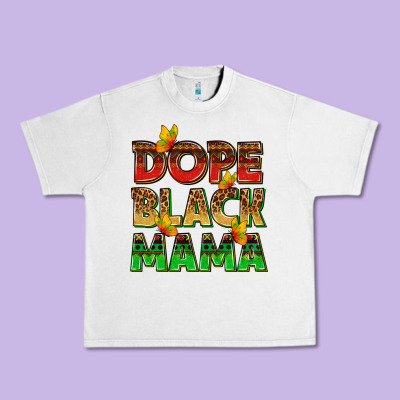 Urban Heavy Tee dope black mama with butterflies